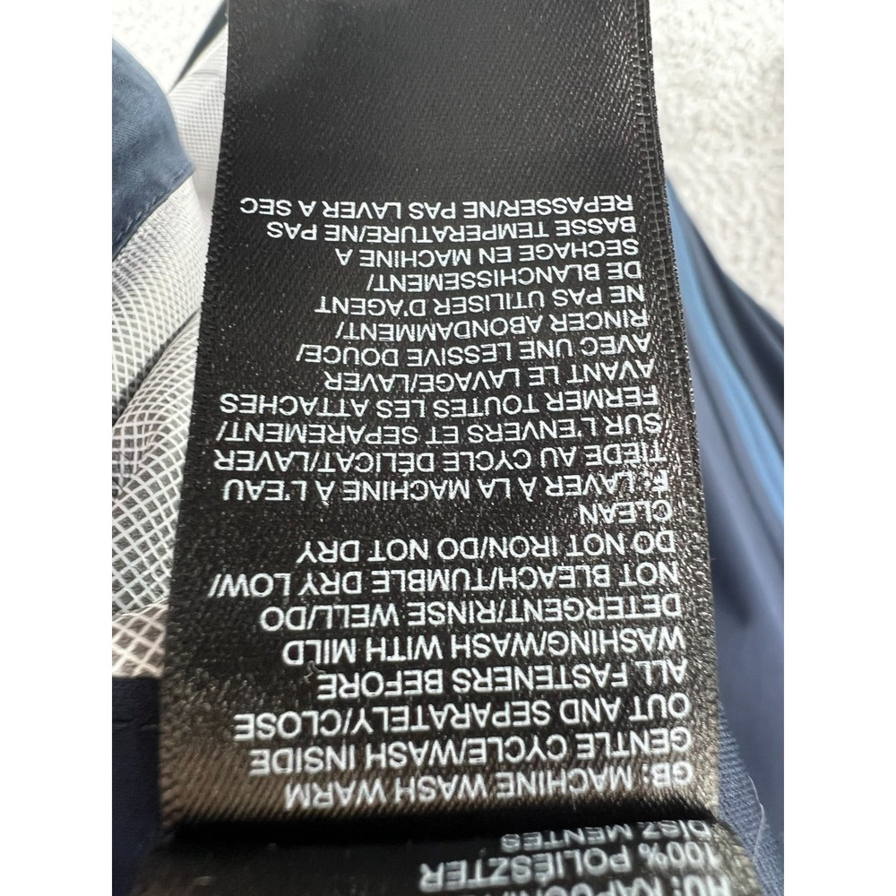 The North Face Windbreaker Jacket Women Medium Blue Full Zip Hood‎ Dryvent Rain - Picture 13 of 16